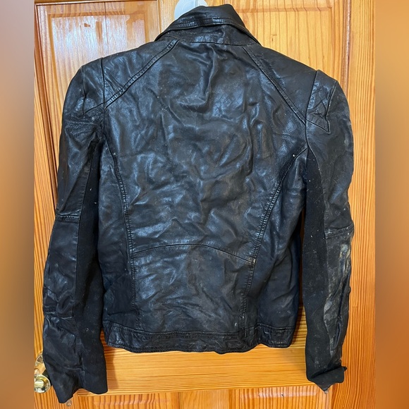 Whistles Black Leather Jacket - Picture 9 of 10